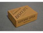 Biscuits Lefèvre-Utile  : Boîte échantillon en carton