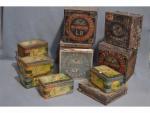 Biscuits Lefèvre-Utile  : Un lot de 12 boîtes anciennes