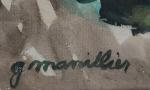 Georges MANILLIER (1906-1981)
Scène de plage
Aquarelle signée en bas à gauche
64...