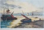 Alphonse LAFITTE (1863-?)
Marine
Estampe signée en bas à droite
27 x 37...