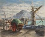 J. TENAMIENS (XXème)
Charette sur le port
Huile sur toile signée en...