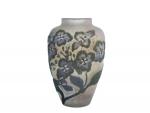 GALLE
Violettes
Vase en verre multicouche à décor dégagé à l'acide, signature...