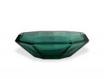 Marcel GOUPY (1886-1954)
Coupe octogonale en verre teinté vert, de forme...