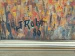 J. ROHR (XXème) 
Paysage, 1980. 
Huile sur toile signée et...
