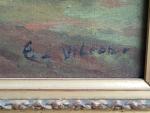 E. VILEON (XIX-XXème)
Paysage
Huile sur toile signée en bas à droite
32.5...