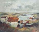 Koloman SOKOL (1902-2003)
Espaces de Vendée, 1973. 
Huile sur toile signée...