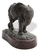 René PARIS (1881-1970)
Eléphant d'Afrique
Bronze patiné, signé, sur un socle en...