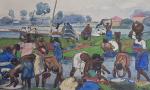 Jean BOUCHAUD (1891-1977)
Laveuses au bord du fleuve Niger, Dahomey, 1933....