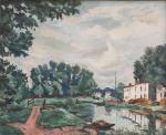 André FRAYE (1888-1963)
Paysage
Huile sur toile signée en bas à gauche
60...