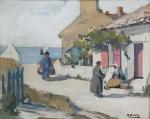 Raymond WINTZ (1884-1956)
Retour de pêche en Bretagne
Huile sur toile signée...