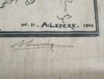 Auguste LEPERE (1849-1918)
Vue du Port de Nantes, 1906.
Gravure signée et...
