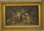 Alexandre Jacques CHANTRON (1842-1918)
Jeté de fleurs, 1880.
Huile sur toile signée...