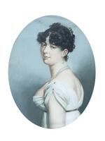 ECOLE FRANCAISE circa 1900
Portrait de dame
Pastel ovale
58.5 x 43.5 cm...