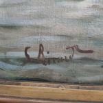 S. RICARD (XIX-XXème)
Paysage maritime en Méditerranée
Huile sur toile signée en...
