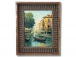 Lucien BESSONNAT (XXème)
Venise, les gondoles
Huile sur toile signée en bas...