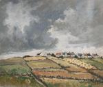 Marcel HUE (1907-?)
Paysage sous un ciel gris
Huile sur toile signée...