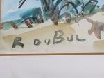 Roland DUBUC (1924-1998)
Paysage de la Guadeloupe
Aquarelle signée en bas à...