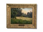 Lucien BIVA (1879-1976)
La prairie blanche (printemps)
Huile sur toile signée en...