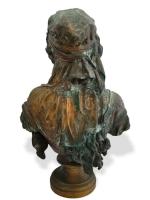 Charles Georges FERVILLE-SUAN (1847-1925)
Buste d'orientale
Bronze signé "Ferville" 
H.: 70.5 cm...