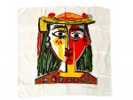 D'après Picasso
Carré soie imprimée fond crême
80 x 80 cm