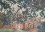 Albert POUPROU (1899-1966)
Paysage, 1935. 
Huile sur toile signée et datée...