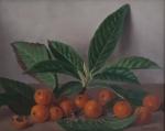 Florent SICHET (1918-2014)
Nature morte aux abricots
Huile sur toile signée en...