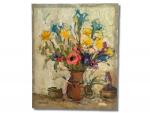 Henri BIARD (1918-2001)
Bouquet de fleurs, 1975. 
Huile sur toile signée...