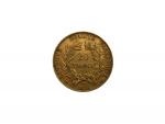 Une PIÈCE or, 20 francs Cérès 1851 A
Vendu sur désignation,...
