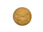 Une pièce or, 20 dollars Liberty 1856
Lot conservé en banque,...