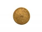 Une pièce or, 20 dollars Liberty, 1866
Lot conservé en banque,...