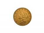 Une pièce or, 20 dollars Liberty, 1872
Lot conservé en banque,...