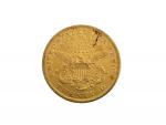 Une pièce or, 20 dollars Liberty, 1873
Lot conservé en banque,...