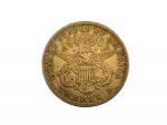 Une pièce or, 20 dollars Liberty, 1875
Lot conservé en banque,...