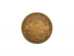 Une pièce or, 20 dollars Liberty, 1897
Lot conservé en banque,...