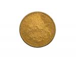 Une pièce or, 20 dollars Liberty, 1899
Lot conservé en banque,...
