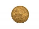 Une pièce or, 20 dollars Liberty, 1900
Lot conservé en banque,...