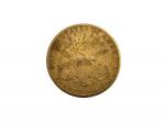 Une pièce or, 20 dollars Liberty, 1900
Lot conservé en banque,...