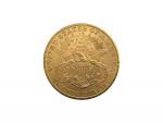 Une pièce or, 20 dollars Liberty, 1906
Lot conservé en banque,...