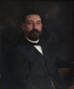 Juan Antonio GONZALEZ (1842-1914)
Portrait d'homme, 1889. 
Huile sur toile signée...