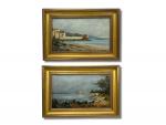 LEXANDRE (fin XIXème - début XXème)
Paysages méditerranéens
Paire d'huiles sur toile...