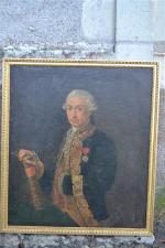 ECOLE FRANCAISE XVIIIème siècle
Portrait du marquis de Balleroy?
Toile, 85 x...
