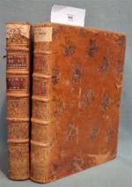 Dictionnaire de l'Académie Française,
2 Volumes 1776, 28x20 cm, état médiocre