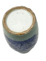 CHINE
Vase en porcelaine à décor bleu blanc de fleurs et...
