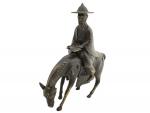 JAPON
Toba sur sa mule
Bronze patiné
H.: 35.5 cm L.: 30.5 cm