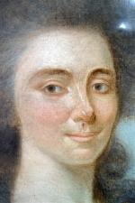 ECOLE FRANCAISE XIXème siècle
Portrait de dame
Pastel, 64 x 53 cm...