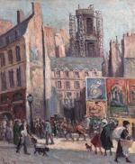 Maximilien LUCE (1858-1941)
Vue de Paris, les affiches, circa 1905-1910
Huile sur...