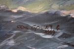 René GOULET (né en 1921)
La tempête, 1969
Huile sur toile signée...