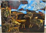 Jin Gang  ZHAO (né en 1942)
Hommage à Picasso
Panneau de...