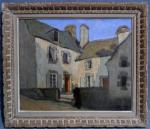 Gaston BOUILLON (XXème siècle)
Vieille maison à Douarnenez
Huile sur toile signée...