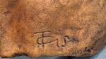Vassilakis TAKIS (né en 1925)
Magnetic evidence 1983
Bronze à patine dorée,...
